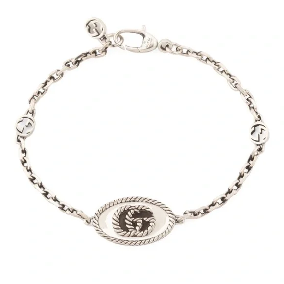 Gucci Sterling Silver Marmot Bracelet